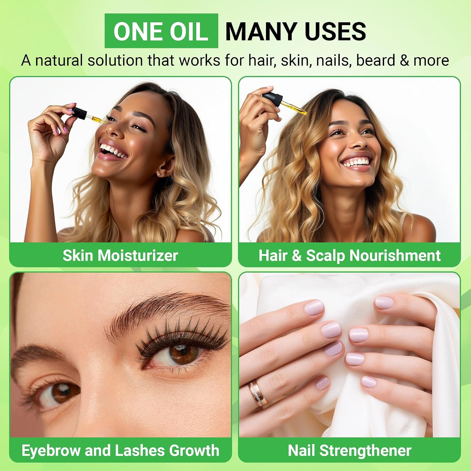 Organic Unrefined Jamaican Black Castor Oil for Hair Growth & Dry Scalp – Pure Hair Oil for Thicker Looking Hair, Scalp Nourishment & Hair Strength, Authentic Smoky Aroma, 4 oz Glass Bottle - Image 4